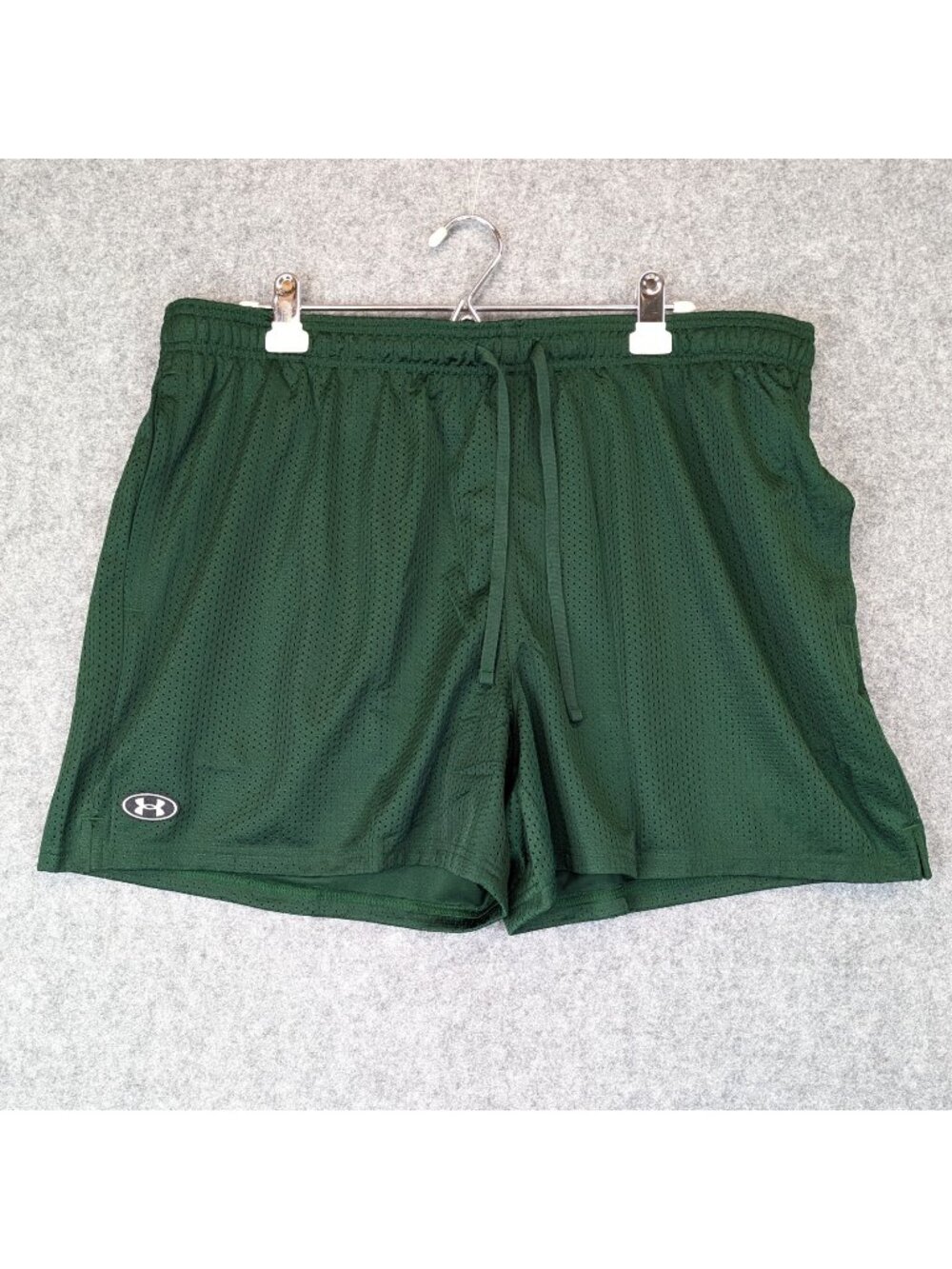 Under Armour Mens XXL Mesh Shorts 2XL Green Icon Athletic Gym Training NWT